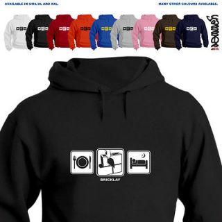Bricklayer Tools Gift Hoodie Hooded Top Bricklay Daily Cycle