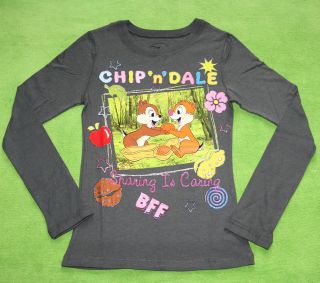 New Girl Disney Alvin And The Chipmunks Sharing Is Caring Shirt 7 8 10 
