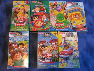 Little People Discovery Tapes Volumes 1   5 and 2 extra tapes