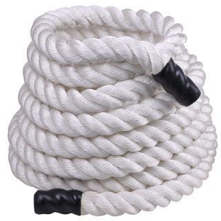 Battle CrossFit Training Undulation Workout Rope 2 x 30Ft Poly 
