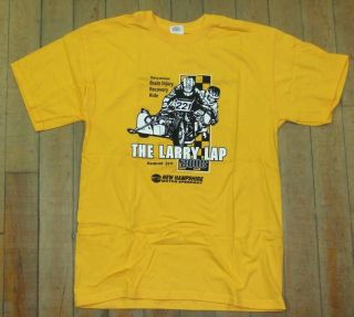 Loudon Road Race Series Larry Lap Benefit T Shirts YELLOW XL X LARGE 