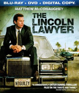 The Lincoln Lawyer Blu ray DVD, 2011, 2 Disc Set, Includes Digital 