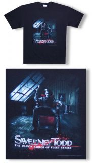 Sweeney Todd  NEW Demon Barber T Shirt  3XLarge  TO U.S