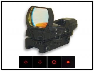 NcSTAR 4 Reticle Red Dot Tactical Reflex Sight   D4B   Black