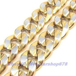 24 rare 18k gold gep empaistic chain solid gp necklace