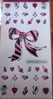 gorgeous temporary tattoo nail art easy to use assorted from