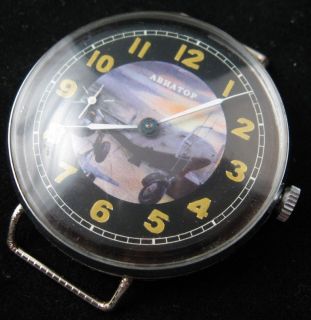 v203 soviet russian vintage large watch molnija aviator 2 from