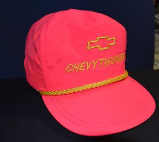 TRUCKER ~ CHEVROLET SNAPBACK HAT NEW WAVE CHEVY THUNDER RARE HAT 