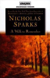 Walk to Remember by Nicholas Sparks 1999, Cassette, Unabridged 