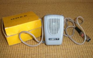 Vintage UHER 614/D9 Microphone  Rare Item ORIGINAL BOX Stand