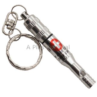   Whistle with Pill Case for Emergency Medications & Survival Kit Items