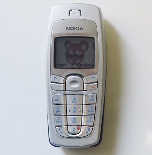 Nokia 6010 Unlocked Cell Phone MMS + Home Car Chargrs *GOOD* (Silver)