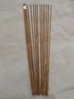 one dozen 33 inch tonkin bamboo arrow shafts 90 95