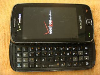   Samsung U960 Rogue Cell Phone Touch Screen Qwerty Data Not Reqrd USED