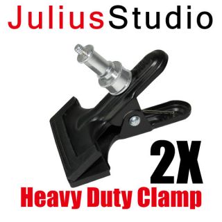 PCS Photography Studio Photo Light Stand Heavy Duty Clamp Clip head