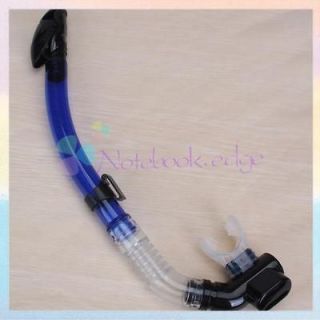 Silicon Totally Dry Snorkel Snorkeling Scuba Diving Dive Tranning Gear 