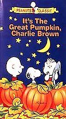 Its The Great Pumpkin Charlie Brown VHS Tape Halloween Peanuts 