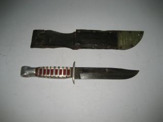 Kabar USMC Olean, WWII Trench fighting knife, N.Z Bougainville, Guam 