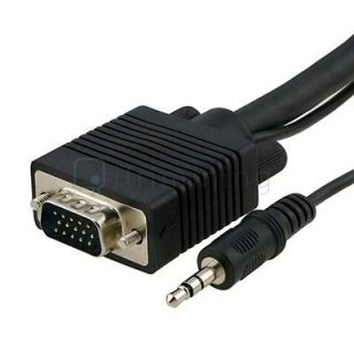 10 FT SVGA VGA Laptop to TV Monitor Cable w/AUDIO 10FT