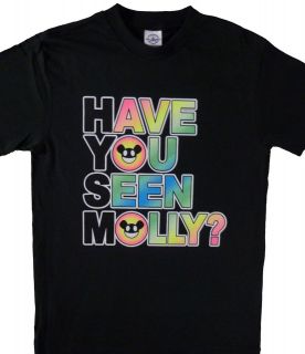 HAVE YOU SEEN MOLLY? Deadmau5 MADONNA T SHIRT NO Drugs Dance Adult 