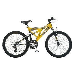 mongoose pro dual suspension mens mountain bike bicycle time left