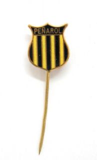 vintage club atletico penarol football uruguay badge from bulgaria 