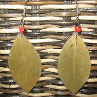 24 pair COCA LEAF EARRINGS WITH ALPACA SILVER & LEAVES OF THE COCA 