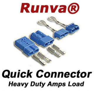 Heavy Duty Electric Winch Quick Connect / Disconnect Plug Set