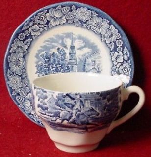 STAFFORDSHIRE china LIBERTY BLUE pattern CUP only NO saucer