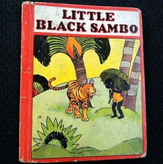   1928 LITTLE BLACK SAMBO STORY BOOK BY RAND MCNALLY & COMPANY CHICAGO
