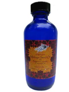 Cold Pressed Moringa Seed Oil infused with Bulgarian Lavender 