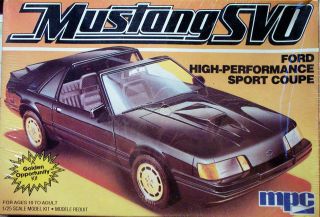 mpc 1986 ford mustang svo sport coupe 