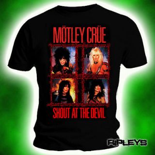 official t shirt motley crue band shout at the devil more options size 