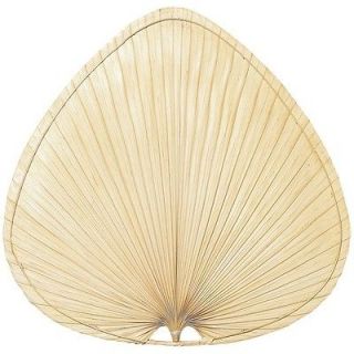   Wide Oval Shaped Palm Leaf Indoor Ceiling Fan Blades (Set of 8