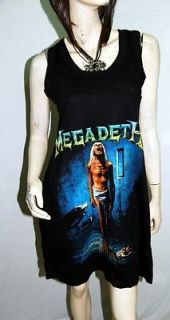 Megadeth Heavy Metal Rock DIY Singlet Tunic/Dress Top Shirt