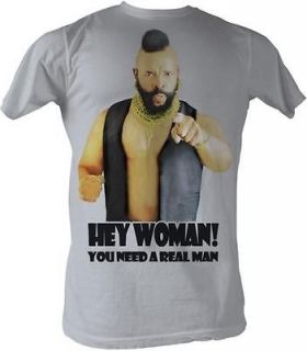 Mr. T A Team Hey Woman Mens Adult T Shirt S M L XL XXL New Licensed
