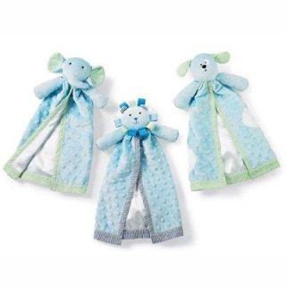 Mud Pie Baby Boy Security Blanket Cuddlers from Lil Buddy Collection 