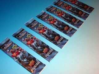 Upper Deck 2012 Avengers Assemble Cards Movie Fat Packs Set of 7 