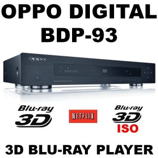   BDP 93 UNIVERSAL NETWORK 3D BLU RAY DVD SACD CD PLAYER REFURBISHED