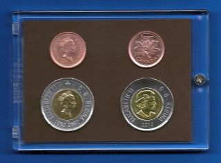 Canada 2 Dollar Coins and 1 Cent Pennies Set, 2002 & 2012