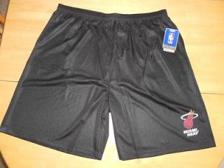 NEW OFFICIAL MIAMI HEAT MENS BASKETBALL SHORTS 5XL 5XLARGE MAJESTIC 