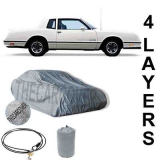 Chevy Monte Carlo 4 Layer Car Cover Outdoor Water Proof Rain Snow Sun 