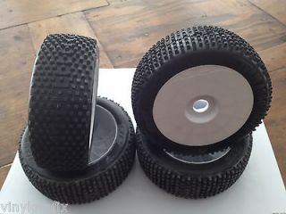 Team Associated Pre mounted Buggy Tires w/ 17mm Hex Set of (4) New 