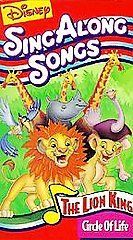 Disneys Sing Along Songs   The Lion King Circle of Life (VHS, 1994)