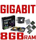   255 3.1GHz CPU + FOXCONN A74GA GIGABIT AM3 Motherboard+ 8GB DDR3 RAM