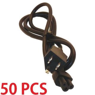 Lot of 50 PC 3 Prong Mickey Mouse AC Power Cord for Laptop, PC 
