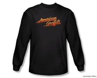 American Graffiti Neon Logo Officially Licensed Long Sleeve Shirt S 