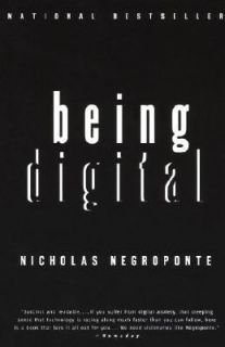 Being Digital by Nicholas Negroponte 1996, Paperback