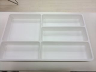 IKEA RATIONELL VARIERA Large Cutlery tray / Drawer Tidy, White