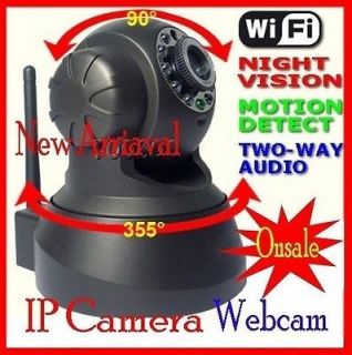   Wireless IP WiFi AGC 2Way Audio Camera Night Vision Security Spy USA